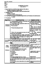 Giáo án Tiếng Anh Lớp 10 - Unit 2 School talks - Nguyễn Văn Tạo